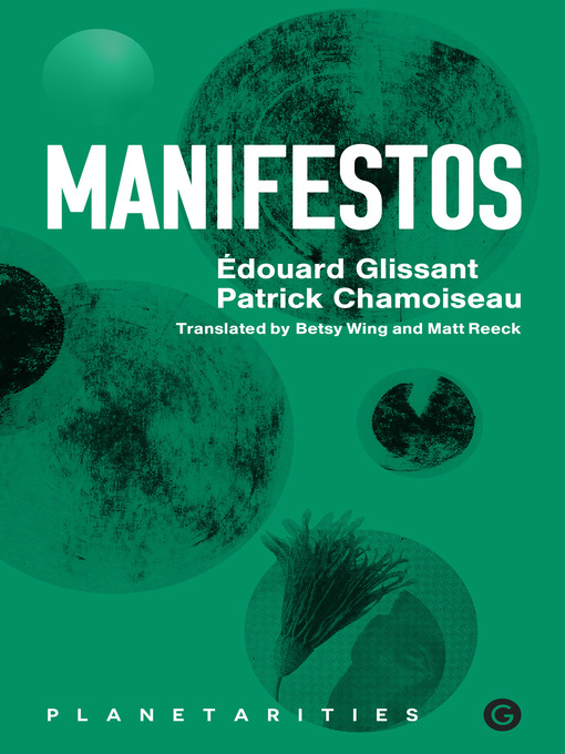 Title details for Manifestos by Edouard Glissant - Wait list